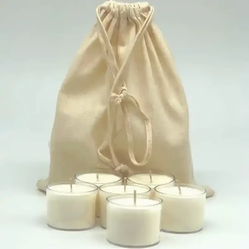 SOY TEALIGHTS - Large Size 6 Pack in pouch