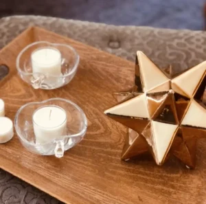 tealight with star